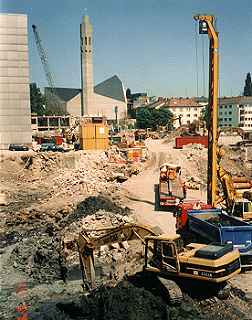 Baustellenkoordination einer Gro&szlig;baustelle